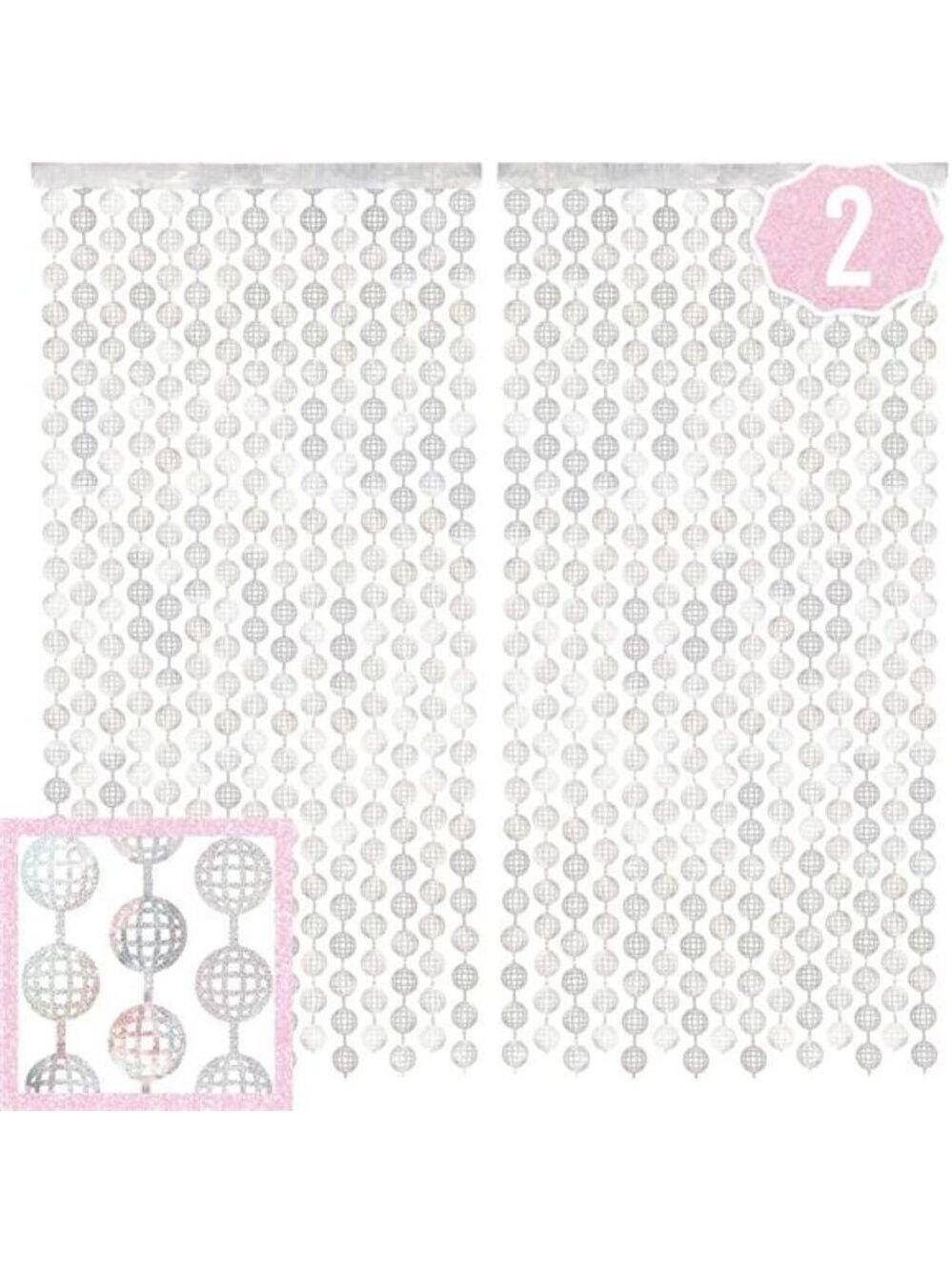 Disco ball foil curtain party backdrop bachelorette birthday wedding New Years E
